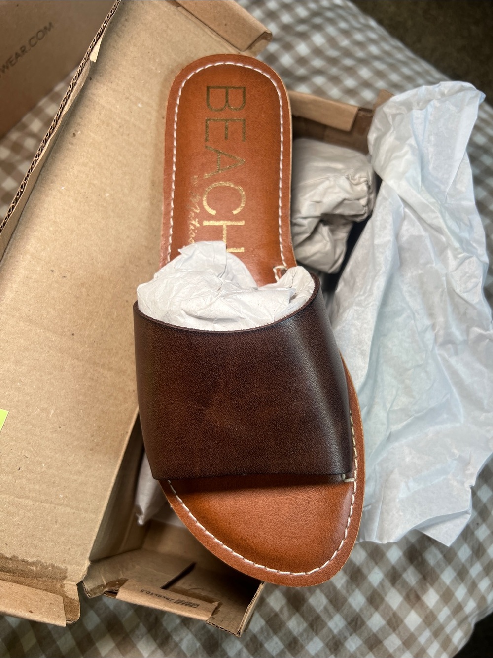 BEACH by Matisse Cabana Cafe Brown Leather Sandal